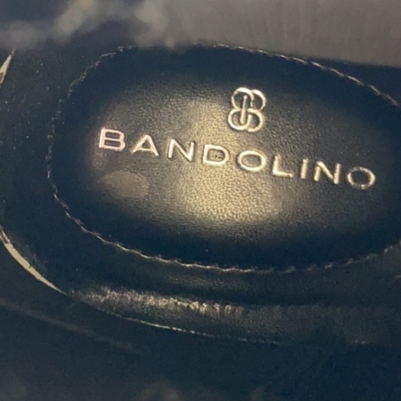 Bandolino Flight Ankle Boots Black Leather 6M - Picture 7 of 8